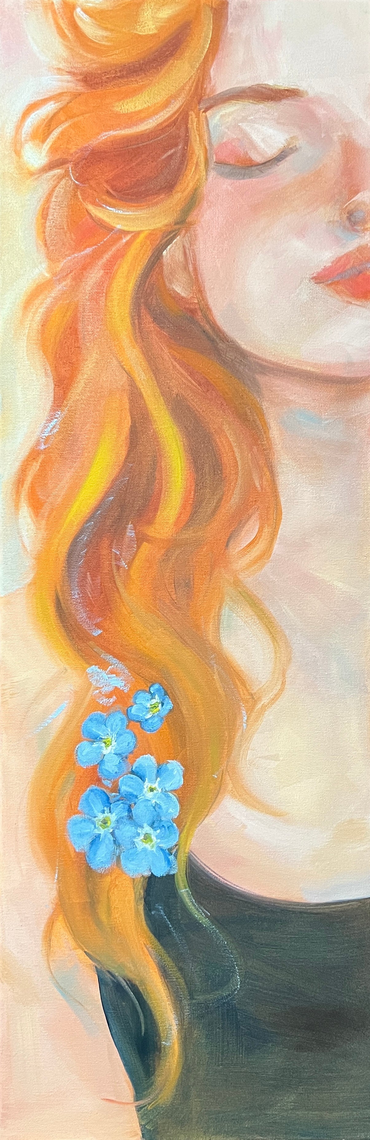 Remember Me By My Hair - 10"x30"