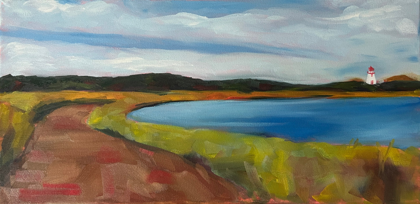 Road to Saint Peters Lighthouse - 20"x10"