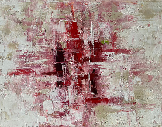 Red Abstract #2 - 11"x14"