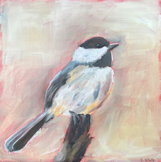 Chickadee -10”x10”